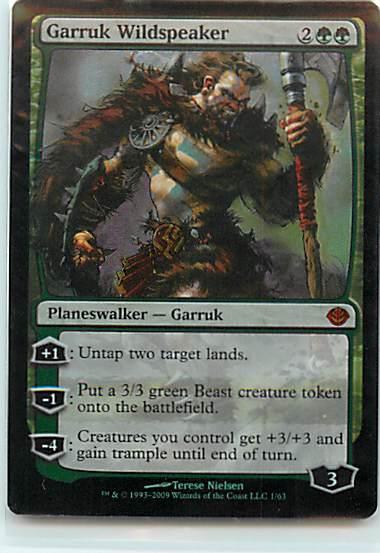 マジックザギャザリング MTG 緑 野生語りのガラク GvL-1 神話レア Foil 【中古】