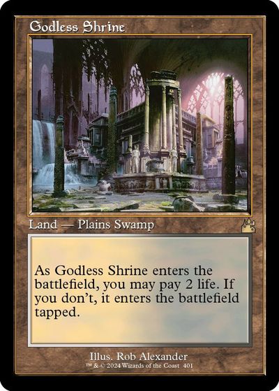 MTG 神無き祭殿 ボーダーレス 2枚セット RVR 日本語版 拡張 FOIL】【日