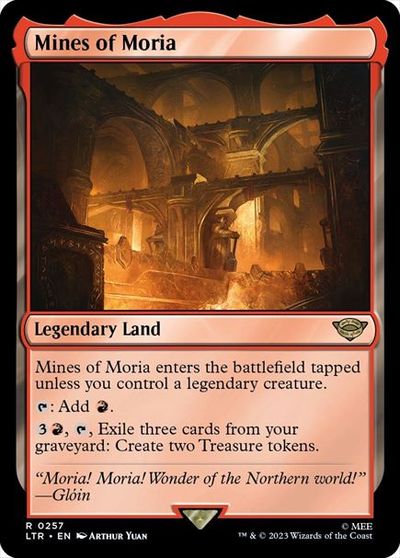 マジックザギャザリング MTG 無色 モリアの坑道 LTR-257 レア 【中古】