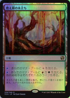 マジックザギャザリング MTG 無色 燃え柳の木立ち IMA-238 レア Foil 【中古】