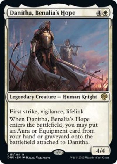 マジックザギャザリング MTG 白 ベナリアの希望、ダニサ DMU-15 レア 【中古】