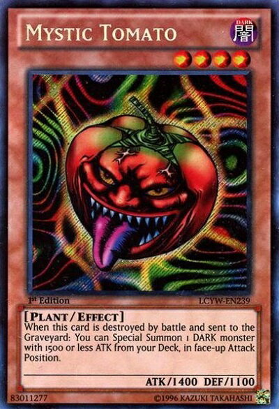 遊戯王 キラー・トマト 英語版 1st LCYW-EN239 Secret LCYW-EN239 シークレット 【中古】