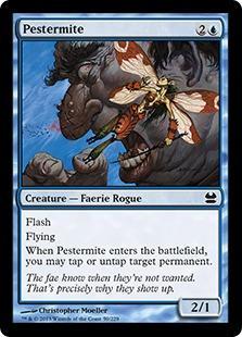 マジックザギャザリング MTG 青 やっかい児 MMA-59 コモン 【中古】