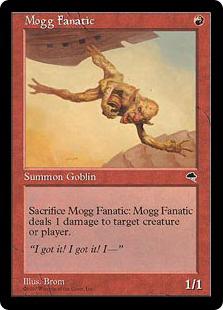マジックザギャザリング MTG 赤 モグの狂信者 TMP-190 コモン 【中古】