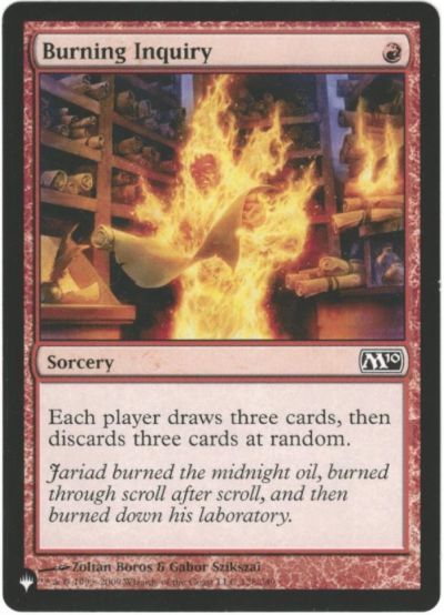 マジックザギャザリング MTG 赤 燃え立つ調査 TL1-128 コモン 【中古】
