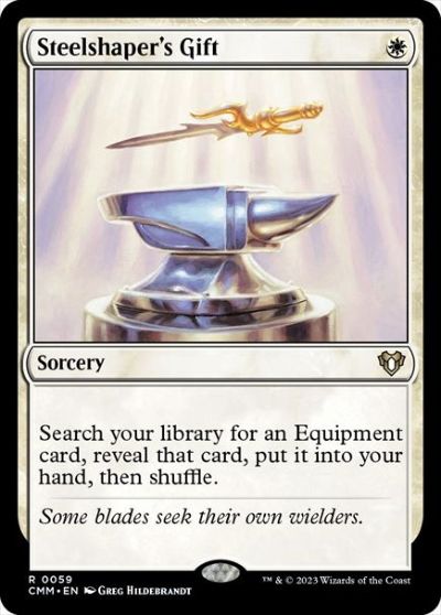 マジックザギャザリング MTG 白 鋼打ちの贈り物 CMM-59 レア 【中古】