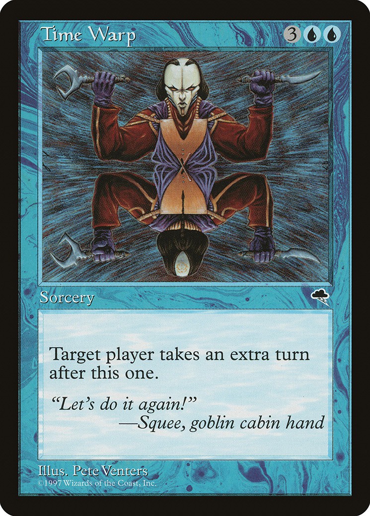 マジックザギャザリング MTG 青 時間のねじれ TMP-97 レア 【ランクC】 【中古】