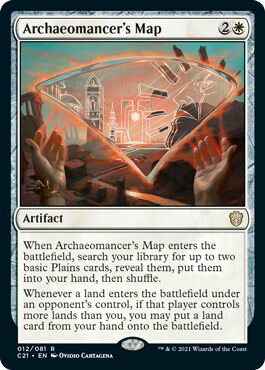 マジックザギャザリング MTG 古術師の地図 C21-12 レア 【中古】