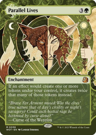 乐天商城 - マジックザギャザリング MTG 緑 似通った生命(ボーダーレス) WOT-58 神話レア 【中古】