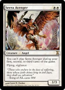 マジックザギャザリング MTG 白 セラの報復者 TSP-40 レア 【中古】