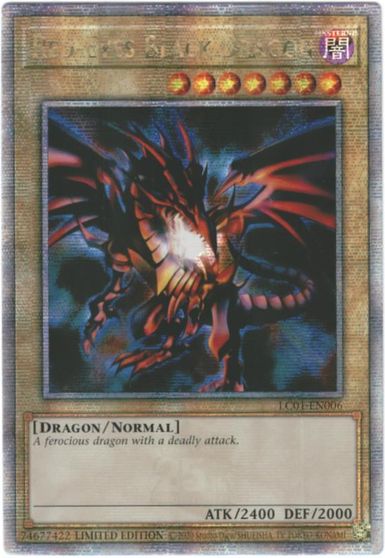 遊戯王 真紅眼の黒竜 英語版 Limited Edition LC01-EN006 Quarter Century Secret LC01-EN006 クォーターセンチュリーシークレット 【中古】