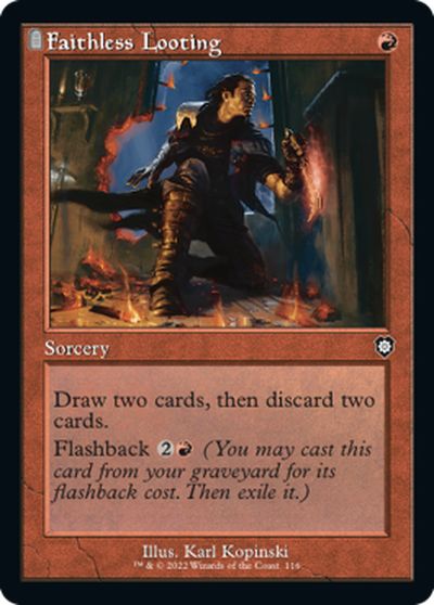 マジックザギャザリング MTG 赤 信仰無き物あさり BRC-116 コモン 【中古】