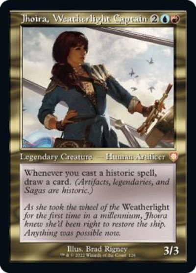 マジックザギャザリング MTG 金(多色) ウェザーライトの艦長、ジョイラ BRC-126 神話レア 【中古】