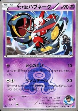ポケモンカード アクア団のハブネーク CP1 009/034 C 【中古】