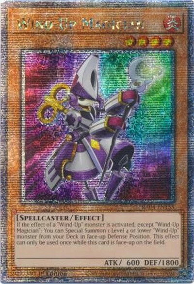 遊戯王 ゼンマイマジシャン 英語版 1st RA04-EN153 Quarter Century Secret RA04-EN153 クォーターセンチュリーシークレット 【中古】