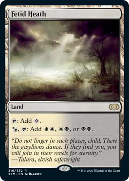 マジックザギャザリング MTG 無色 悪臭の荒野 2XM-316 レア 【中古】