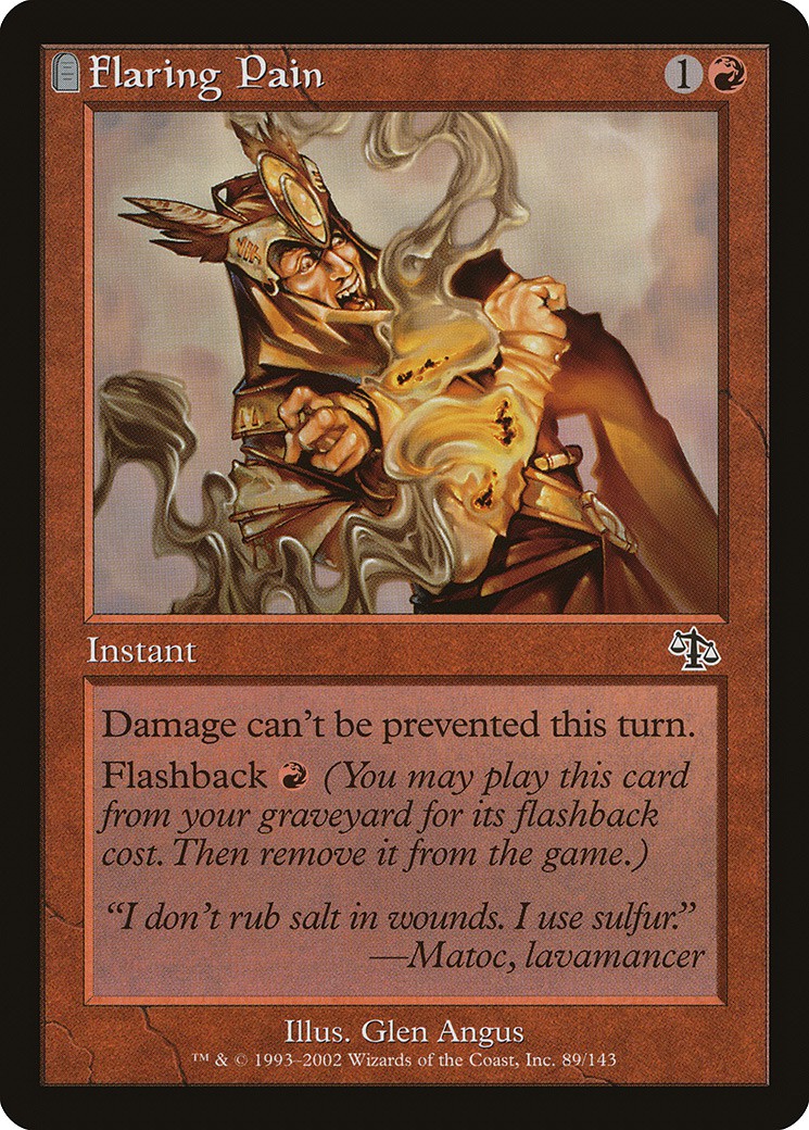 マジックザギャザリング MTG 赤 鋭い痛み JUD-89 コモン 【中古】