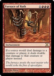 マジックザギャザリング MTG 赤 ラースの灼熱洞 10ED-204 レア 【中古】