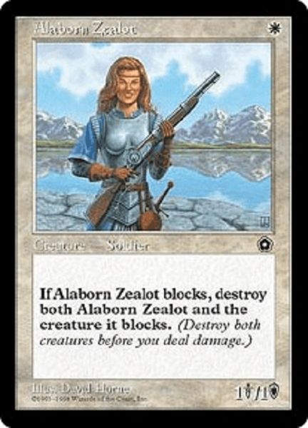 マジックザギャザリング MTG 白 アラボーンの盲信者 PO2-6 アンコモン 【中古】