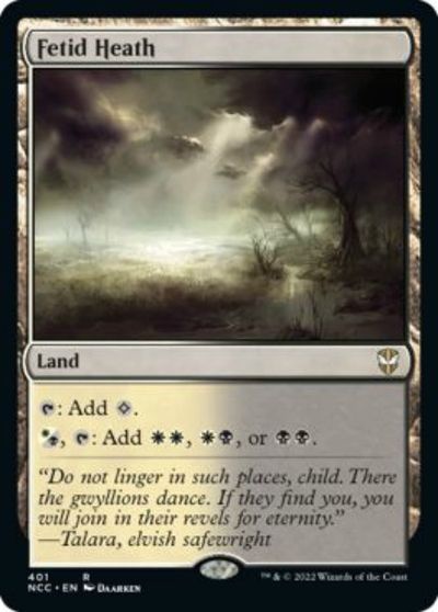 マジックザギャザリング MTG 無色 悪臭の荒野 NCC-401 レア 【中古】