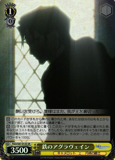 鉄のアグラヴェイン FGO/S87-013S SR 【中古】