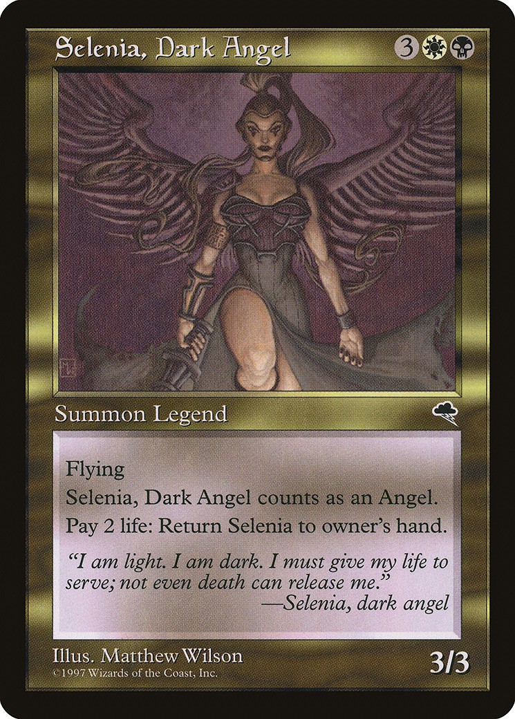 マジックザギャザリング MTG 金(多色) 闇の天使セレニア TMP-270 レア 【中古】