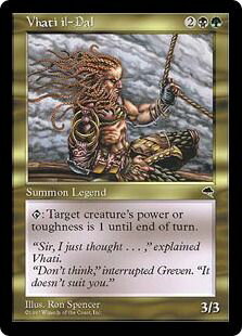 マジックザギャザリング MTG 金(多色) ヴァティ・イル＝ダル TMP-274 レア 【中古】