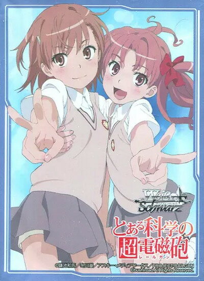 禁書目録II＆超電磁砲 御坂美琴＆白井黒子 50枚入り 未開封スリーブ 【中古】