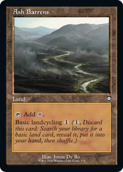 マジックザギャザリング MTG 無色 灰のやせ地 BRC-174 コモン 【中古】