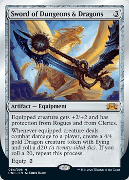 マジックザギャザリング MTG 無色 Sword of Dungeons & Dragons UND-84 神話レア 【中古】