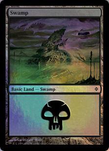 マジックザギャザリング MTG 無色 沼 NPH-170 基本土地 Foil 【中古】