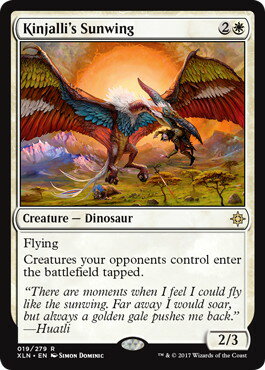 乐天商城 - マジックザギャザリング MTG 白 キンジャーリの陽光翼 XLN-19 レア 【中古】