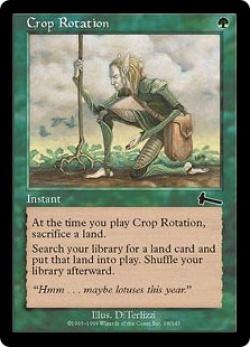 マジックザギャザリング MTG 緑 輪作 ULG-98 コモン 【中古】