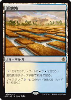 マジックザギャザリング MTG 無色 灌漑農地 AKH-245 レア 【中古】