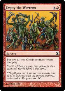マジックザギャザリング MTG 赤 巣穴からの総出 TSP-152 コモン 【中古】