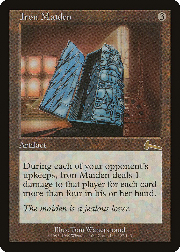 マジックザギャザリング MTG 茶 鉄の処女 ULG-127 レア 【中古】