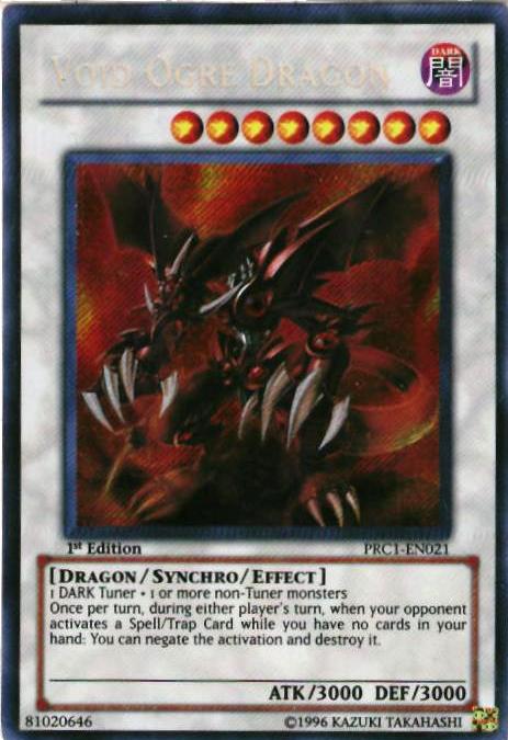 遊戯王 煉獄龍 オーガ・ドラグーン 英語版 1st PRC1-EN021 Secret PRC1-EN021 シークレット 【中古】