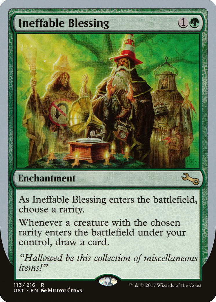 マジックザギャザリング MTG Ineffable Blessing(rarity) UST-113 レア 