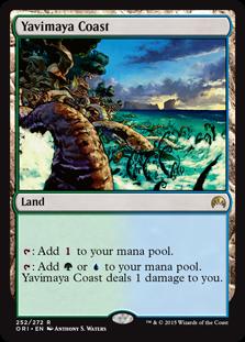 マジックザギャザリング MTG 無色 ヤヴィマヤの沿岸 ORI-252 レア 【中古】
