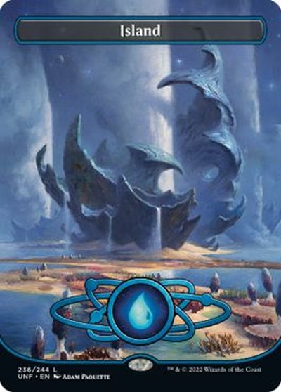 マジックザギャザリング MTG 無色 島 UNF-236 基本土地 【中古】