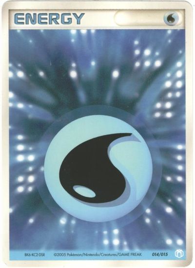 ポケモンカード 基本水エネルギー(シザリガーexデッキ) PCG-GBmr 014/015 【中古】