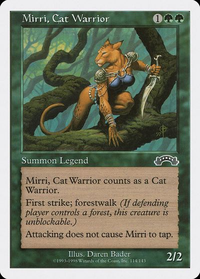 マジックザギャザリング MTG 緑 猫族の戦士ミリー アンソロジー アンコモン 【中古】
