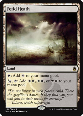 マジックザギャザリング MTG 悪臭の荒野 A25-238 レア 【中古】