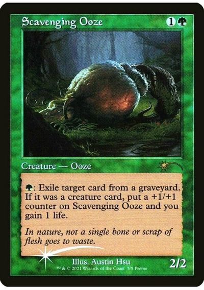 マジックザギャザリング MTG 緑 漁る軟泥 PRM-5 プロモ Foil 【中古】