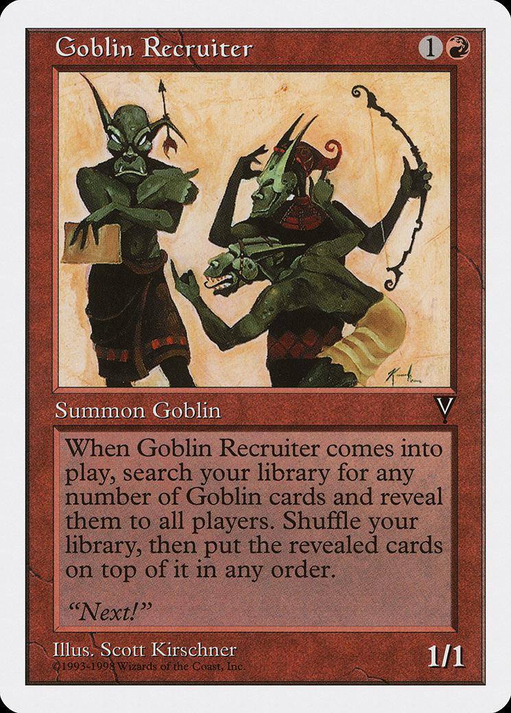 マジックザギャザリング MTG 赤 ゴブリン徴募兵 アンソロジー コモン 【中古】
