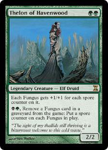 マジックザギャザリング MTG 緑 ヘイヴンウッドのセロン TSP-227 レア 【中古】