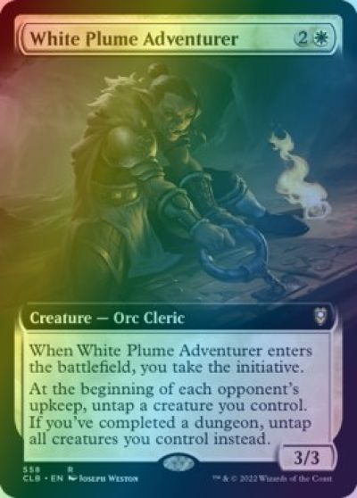 マジックザギャザリング MTG 白 白羽山の冒険者(拡張) CLB-558 レア Foil 【中古】