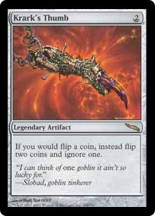 マジックザギャザリング MTG 茶 クラークの親指 MRD-190 レア 【中古】