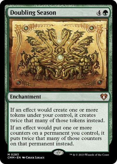 マジックザギャザリング MTG 緑 倍増の季節 CMM-283 神話レア 【中古】