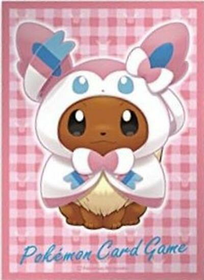 ポケモンカード デッキシールド イーブイポンチョシリーズ NP 64枚入り 未開封スリーブ 【中古】